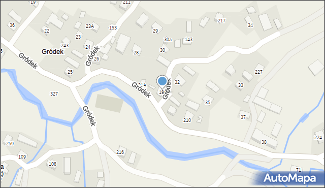 Gródek, Gródek, 31, mapa Gródek