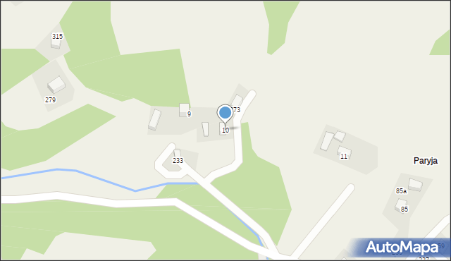 Gródek nad Dunajcem, Gródek nad Dunajcem, 10, mapa Gródek nad Dunajcem