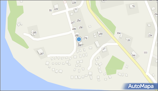 Gródek nad Dunajcem, Gródek nad Dunajcem, 269, mapa Gródek nad Dunajcem