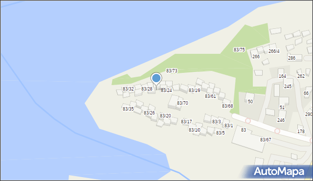 Gródek nad Dunajcem, Gródek nad Dunajcem, 83/42, mapa Gródek nad Dunajcem