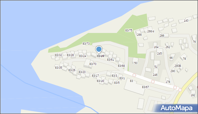 Gródek nad Dunajcem, Gródek nad Dunajcem, 83/54, mapa Gródek nad Dunajcem