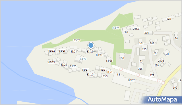 Gródek nad Dunajcem, Gródek nad Dunajcem, 83/55, mapa Gródek nad Dunajcem