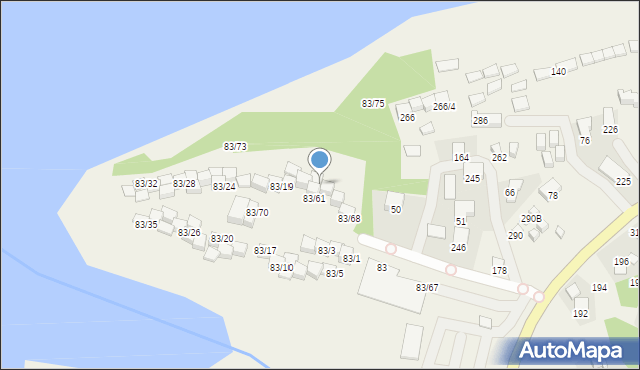 Gródek nad Dunajcem, Gródek nad Dunajcem, 83/62, mapa Gródek nad Dunajcem