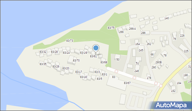 Gródek nad Dunajcem, Gródek nad Dunajcem, 83/63, mapa Gródek nad Dunajcem