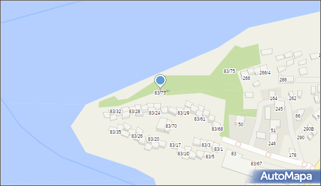 Gródek nad Dunajcem, Gródek nad Dunajcem, 83/73, mapa Gródek nad Dunajcem