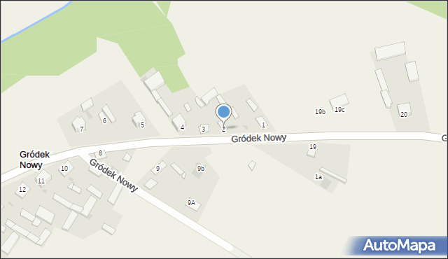 Gródek Rządowy, Gródek Rządowy, 2, mapa Gródek Rządowy