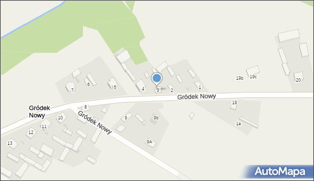 Gródek Rządowy, Gródek Rządowy, 3, mapa Gródek Rządowy