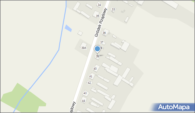 Gródek Rządowy, Gródek Rządowy, 39, mapa Gródek Rządowy