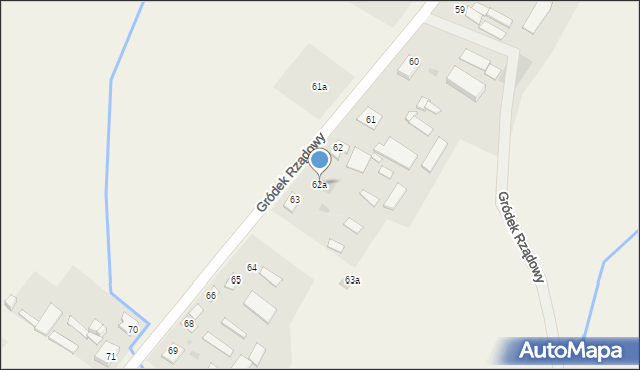 Gródek Rządowy, Gródek Rządowy, 62a, mapa Gródek Rządowy