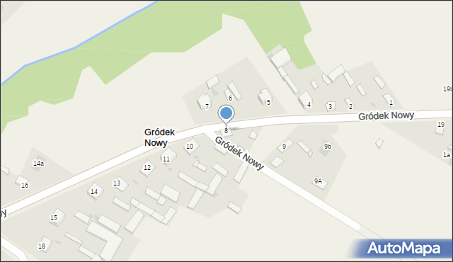 Gródek Rządowy, Gródek Rządowy, 8, mapa Gródek Rządowy