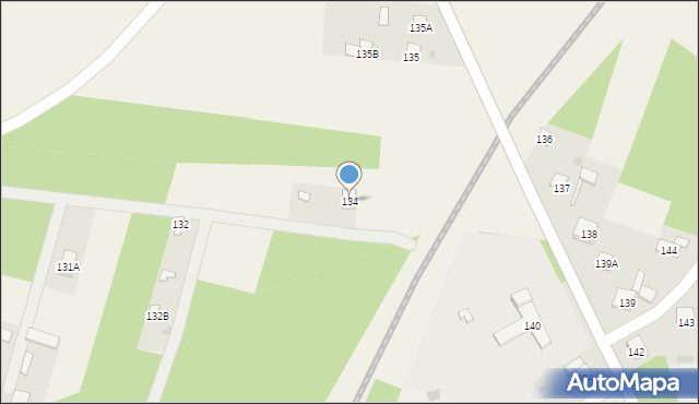 Gródek Szlachecki, Gródek Szlachecki, 134, mapa Gródek Szlachecki