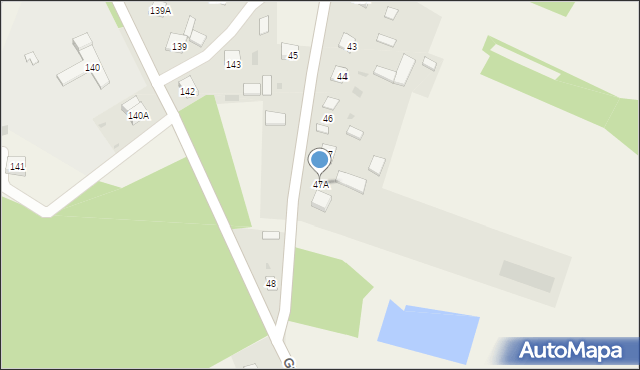 Gródek Szlachecki, Gródek Szlachecki, 47A, mapa Gródek Szlachecki