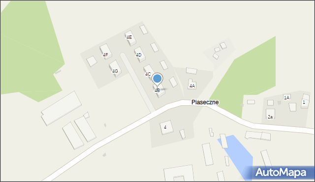 Gródek Szlachecki, Gródek Szlachecki, 4B, mapa Gródek Szlachecki