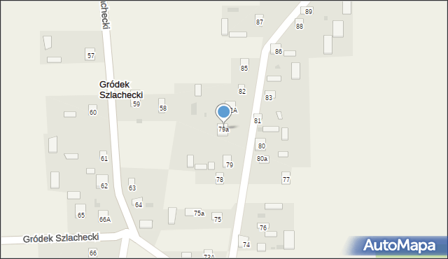 Gródek Szlachecki, Gródek Szlachecki, 79a, mapa Gródek Szlachecki