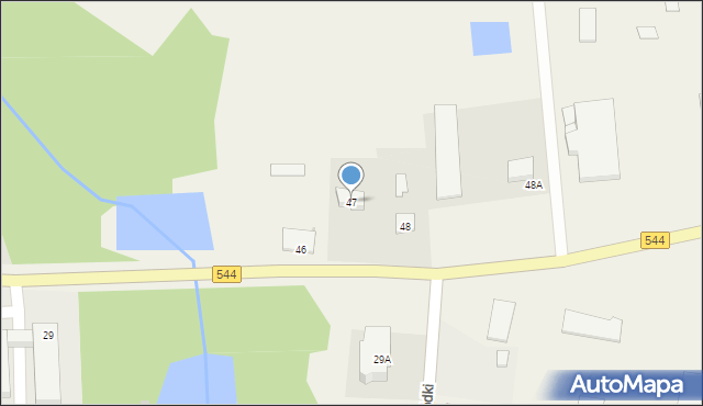 Gródki, Gródki, 47, mapa Gródki
