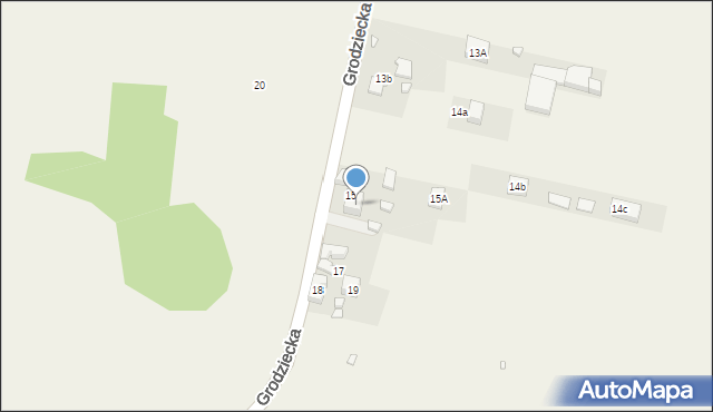 Grodków, Grodziecka, 16, mapa Grodków