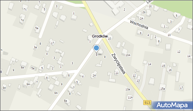 Grodków, Grodziecka, 2, mapa Grodków