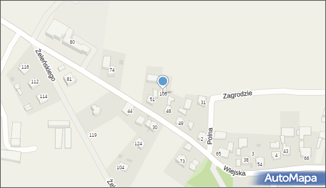 Grodkowice, Grodkowice, 106, mapa Grodkowice