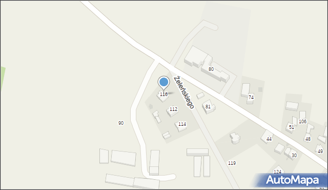 Grodkowice, Grodkowice, 116, mapa Grodkowice