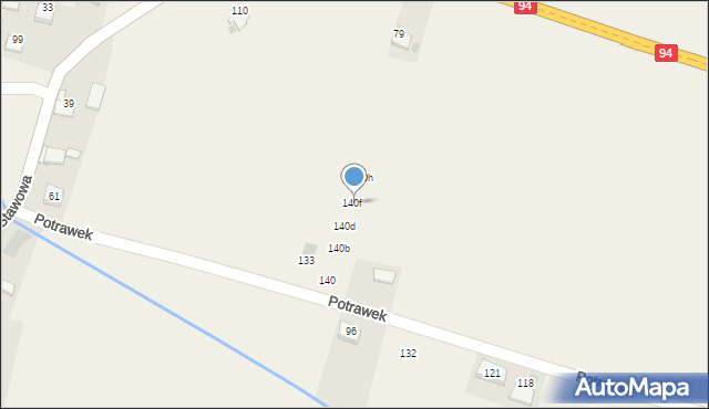 Grodkowice, Grodkowice, 140f, mapa Grodkowice