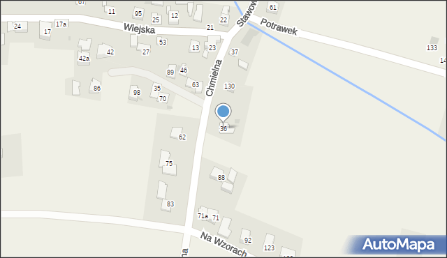 Grodkowice, Grodkowice, 36, mapa Grodkowice