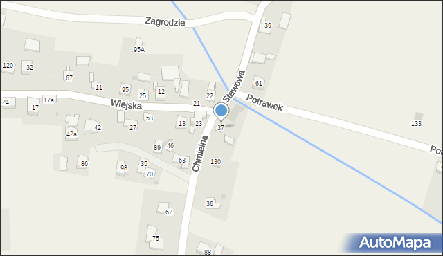 Grodkowice, Grodkowice, 37, mapa Grodkowice