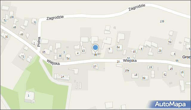 Grodkowice, Grodkowice, 66, mapa Grodkowice