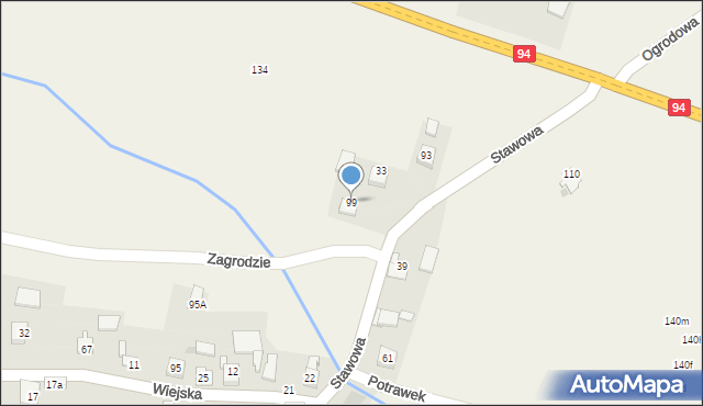 Grodkowice, Grodkowice, 99, mapa Grodkowice