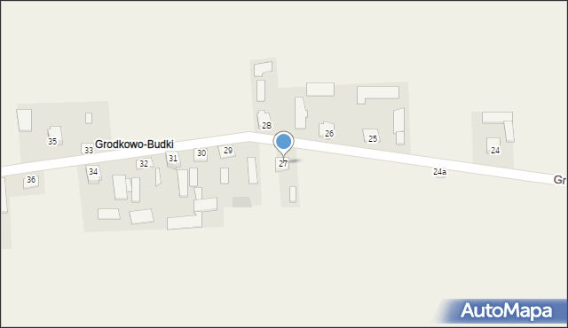 Grodkowo-Zawisze, Grodkowo-Zawisze, 27, mapa Grodkowo-Zawisze