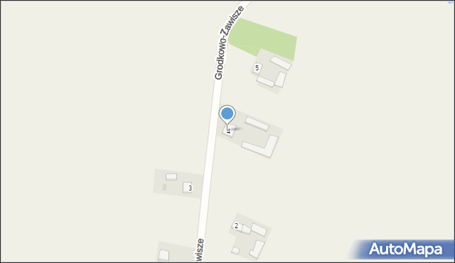 Grodkowo-Zawisze, Grodkowo-Zawisze, 4, mapa Grodkowo-Zawisze