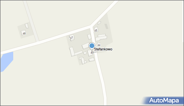 Grodkowo-Zawisze, Grodkowo-Zawisze, 43, mapa Grodkowo-Zawisze