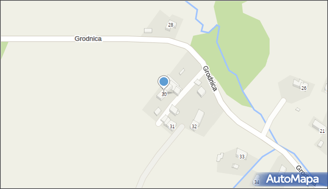 Grodnica, Grodnica, 30, mapa Grodnica