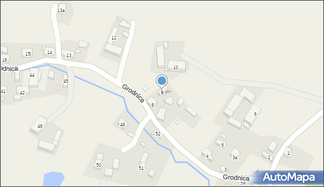 Grodnica, Grodnica, 9, mapa Grodnica