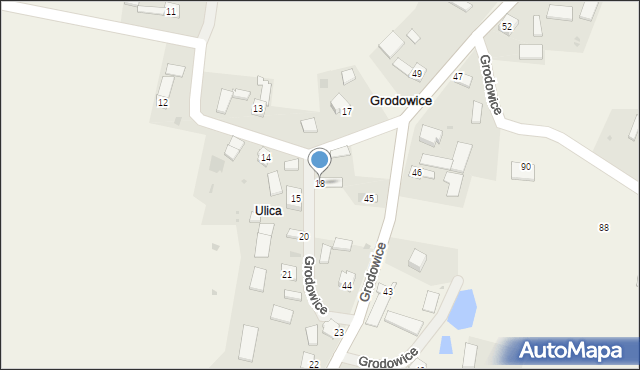 Grodowice, Grodowice, 18, mapa Grodowice