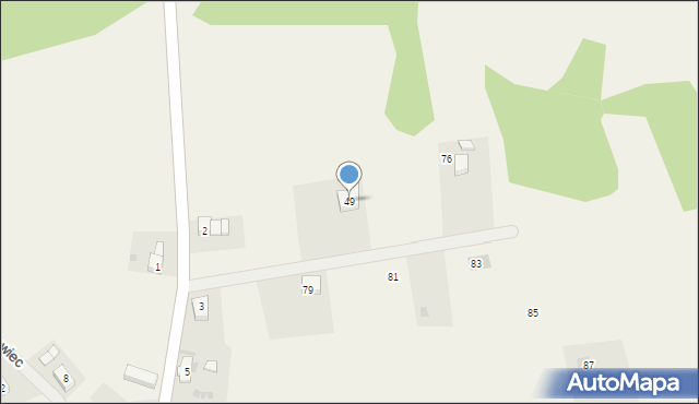 Grodowiec, Grodowiec, 49, mapa Grodowiec