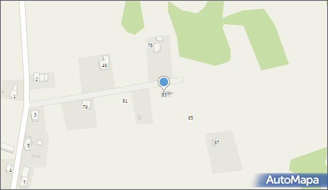 Grodowiec, Grodowiec, 83, mapa Grodowiec