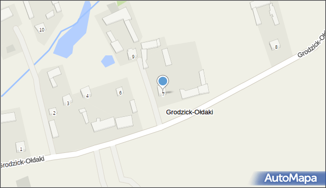 Grodzick-Ołdaki, Grodzick-Ołdaki, 7, mapa Grodzick-Ołdaki