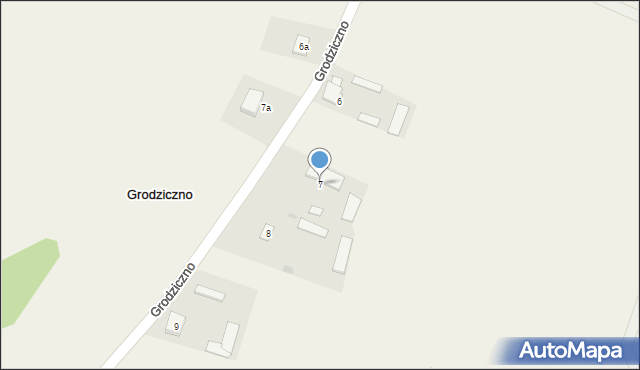Grodziczno, Grodziczno, 7, mapa Grodziczno