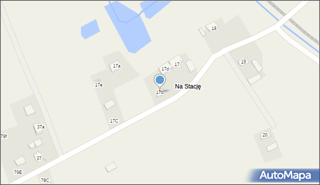 Grodziczno, Grodziczno, 17b, mapa Grodziczno