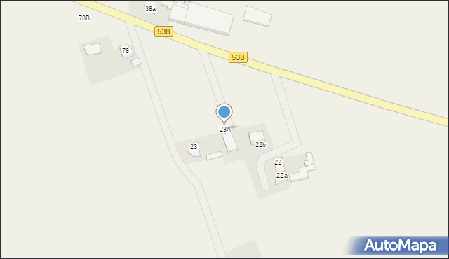 Grodziczno, Grodziczno, 23A, mapa Grodziczno