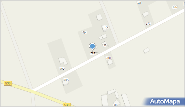 Grodziczno, Grodziczno, 79E, mapa Grodziczno