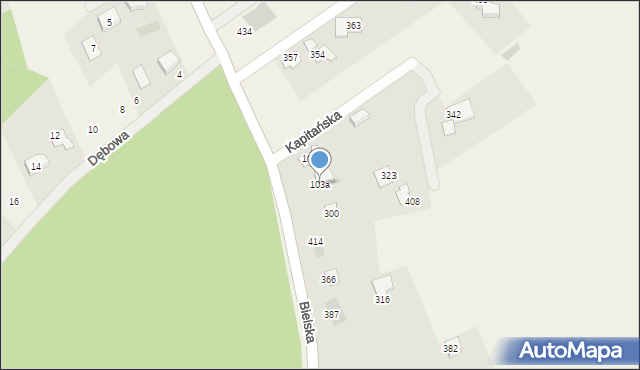 Grodziec, Grodziec, 103a, mapa Grodziec