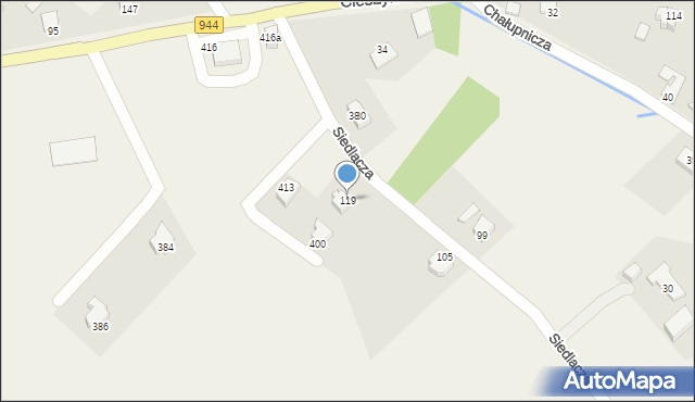 Grodziec, Grodziec, 119, mapa Grodziec