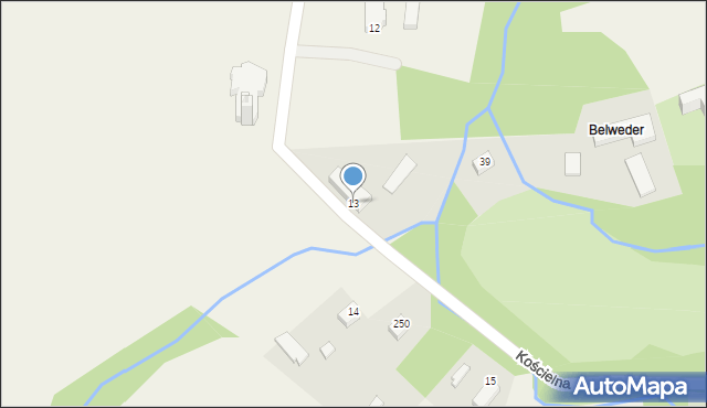 Grodziec, Grodziec, 13, mapa Grodziec