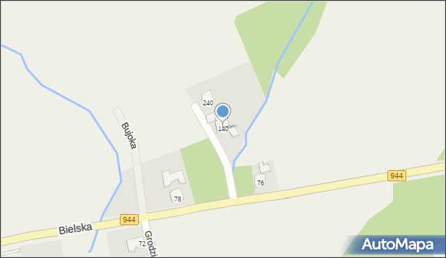 Grodziec, Grodziec, 140, mapa Grodziec