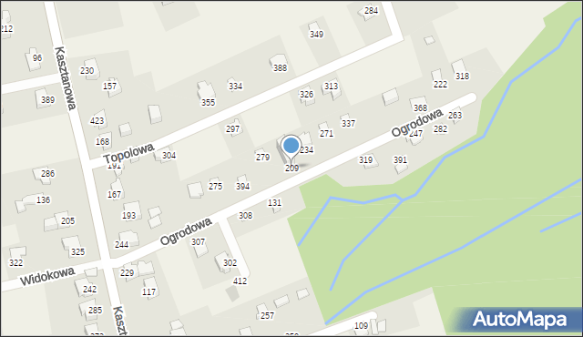 Grodziec, Grodziec, 209, mapa Grodziec