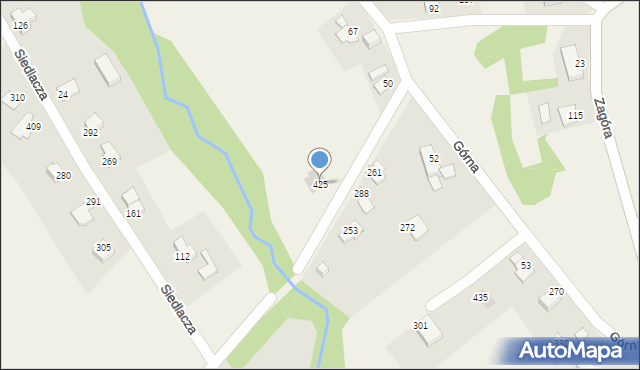 Grodziec, Grodziec, 425, mapa Grodziec