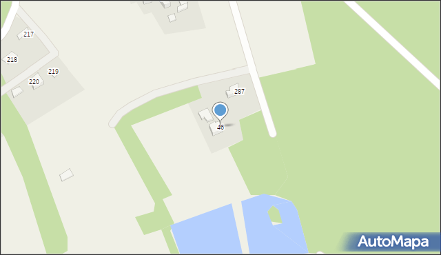 Grodziec, Grodziec, 46, mapa Grodziec