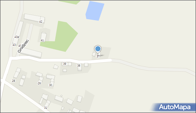 Grodziec, Grodziec, 37, mapa Grodziec