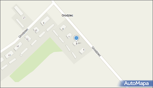 Grodziec, Grodziec, 6, mapa Grodziec